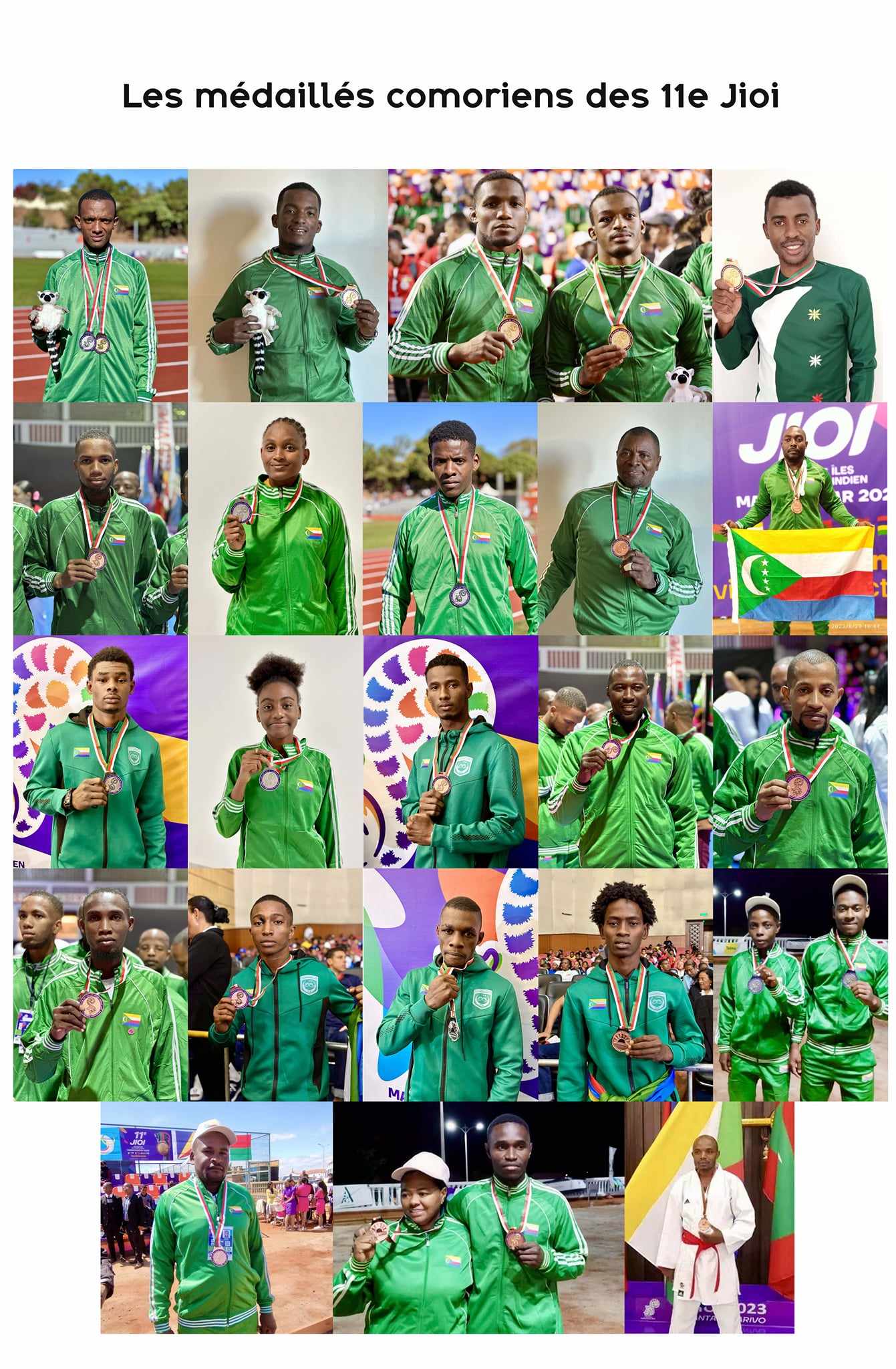 image Les Comores aux Jioi 2023:  Les athlètes font oublier le record de médaille